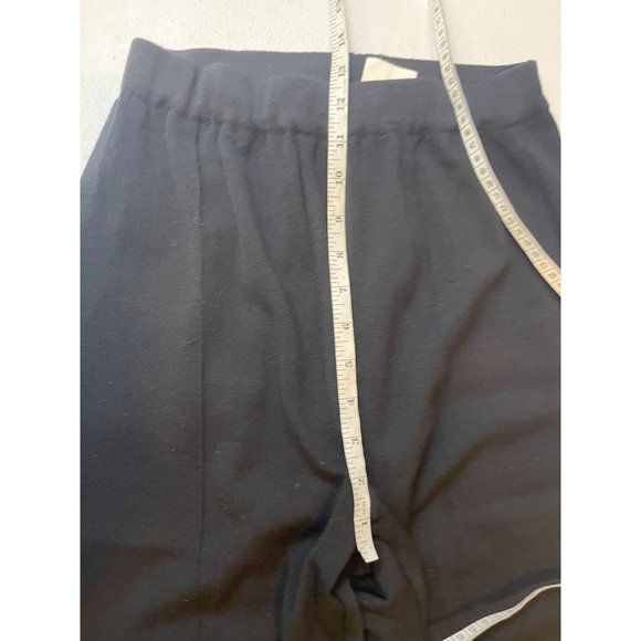 DINOVALIANO Womens Trousers Wool Pant Tapered Leg Elastic Waist Black Size 36 - Picture 5 of 10